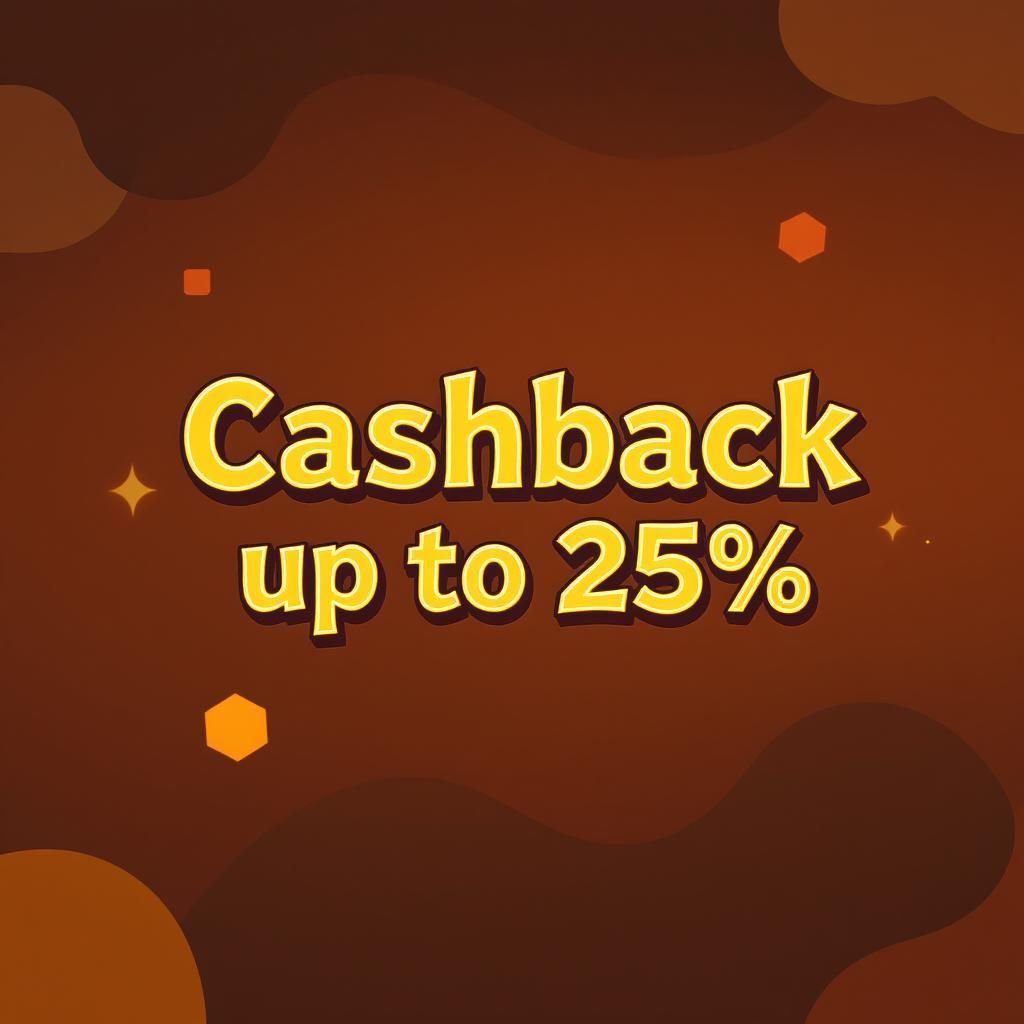 Cashback up to 25%